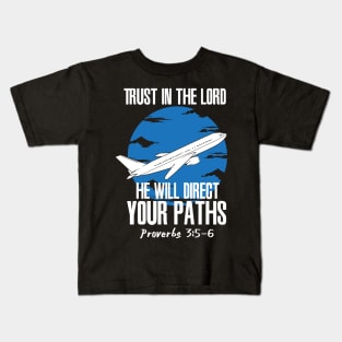 CHRISTIAN PILOT: Trust In The Lord Kids T-Shirt